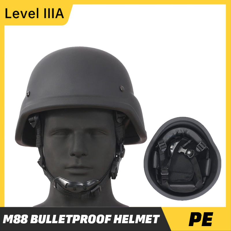M88 Tactical Helmet Pure PE Bulletproof Helmet Level II Lightweight Helmet