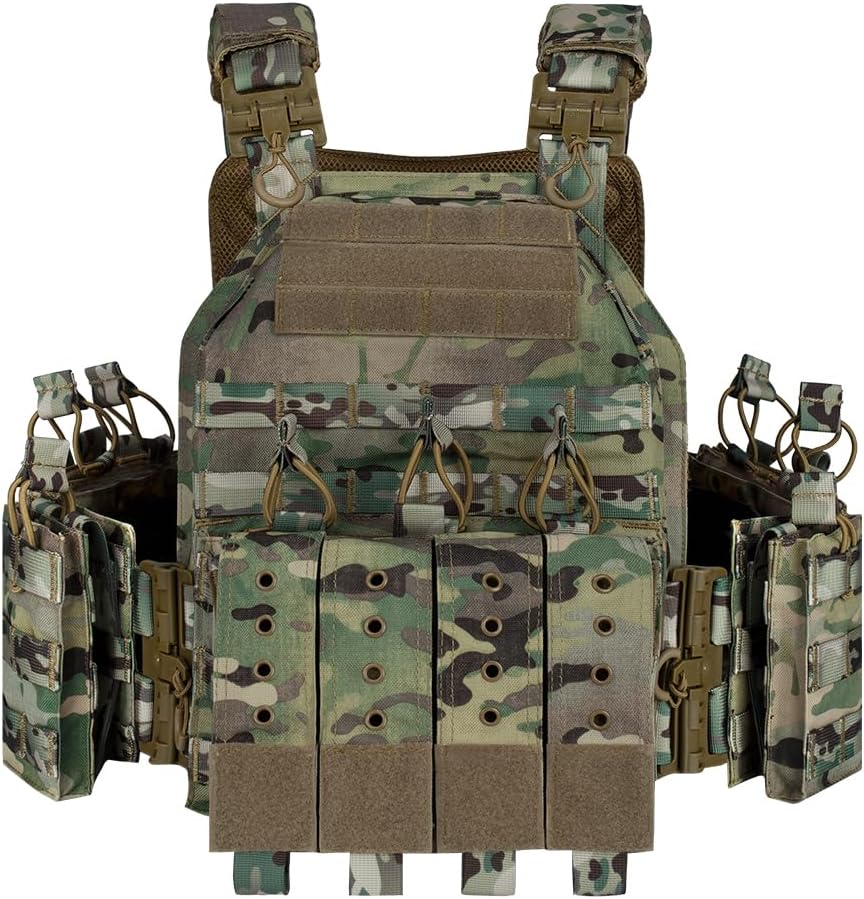 Mens Tactical Vest Adjustable Quick Release OutdoorTraining Vest