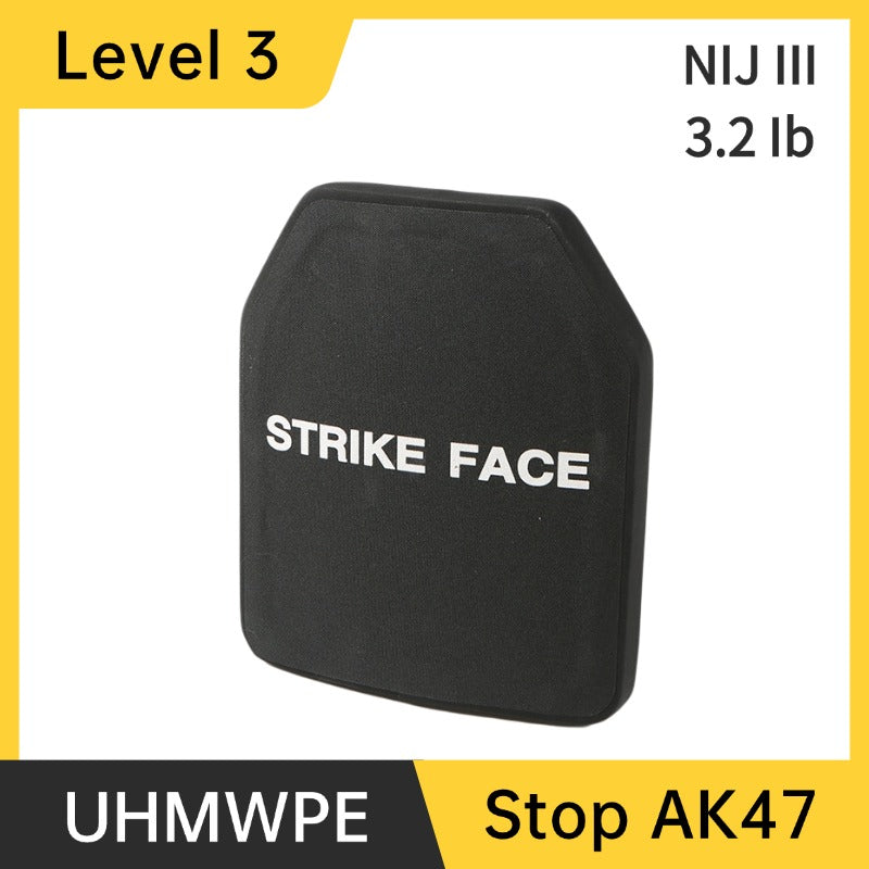 NIJ III Level 3 UHMWPE Bulletproof Plate 25X30CM Class 3 Bulletproof Plate Tactical Insertion Plate Backpack Deck Body Armor