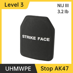 NIJ III Level 3 UHMWPE Bulletproof Plate 25X30CM Class 3 Bulletproof Plate Tactical Insertion Plate Backpack Deck Body Armor