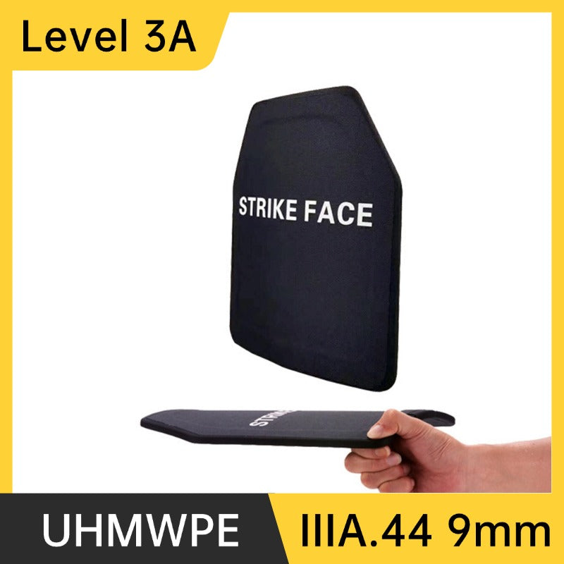 NIJ IIIA 3A UHMWPE Hard board bulletproof plate bullet-proof vest bullet-proof backpack 10x12 Stop 9mm.44