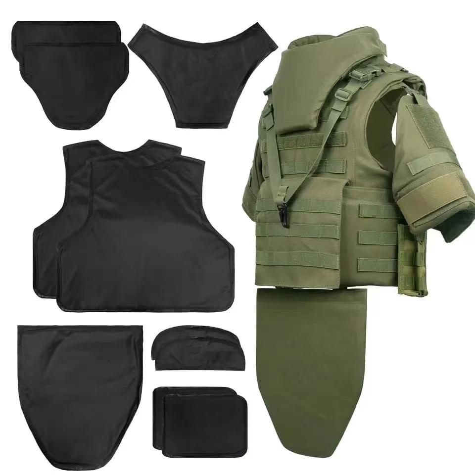 Heavy armor vest, full protection ballistic suit Built-in bulletproof chip, NIJ IIIA ballistic standard  1000D oxford cloth, non-quick release, advanced protective equipment