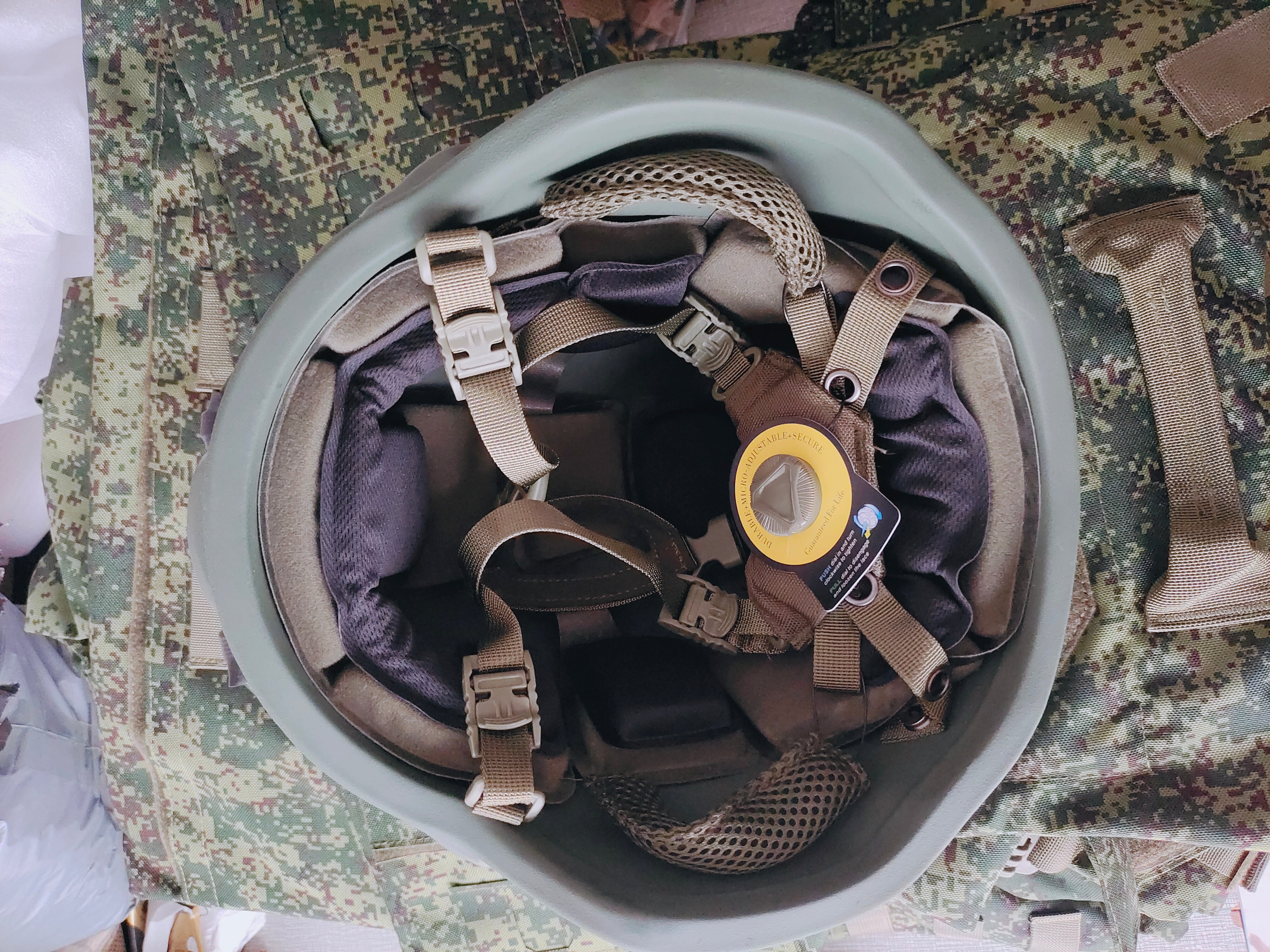 MICH bulletproof helmet level 2 PE Kevlar NIJ IIIA.44 Wendy suspension MICH equipped with Wendy suspension