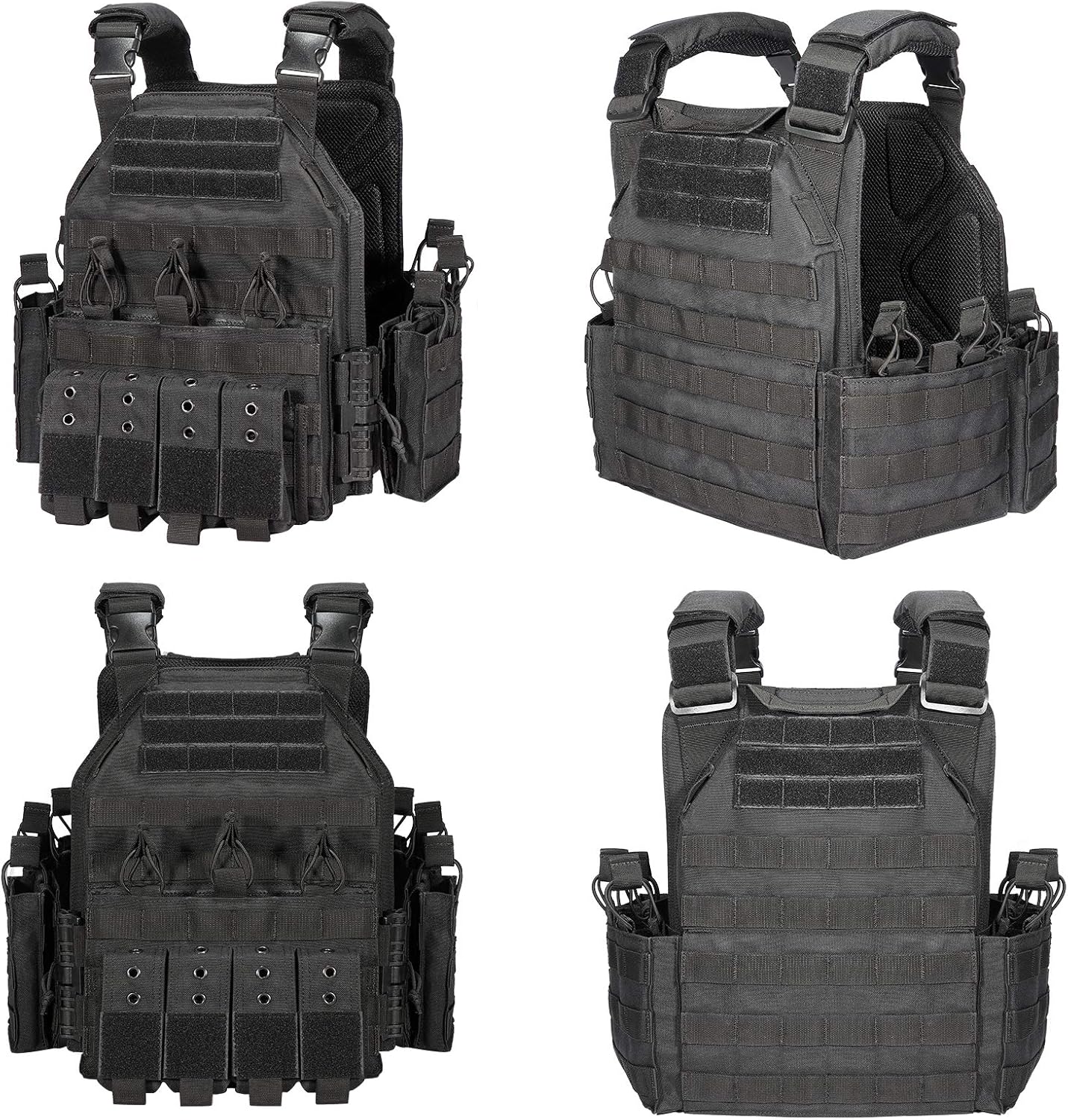 Mens Tactical Vest Adjustable Quick Release OutdoorTraining Vest