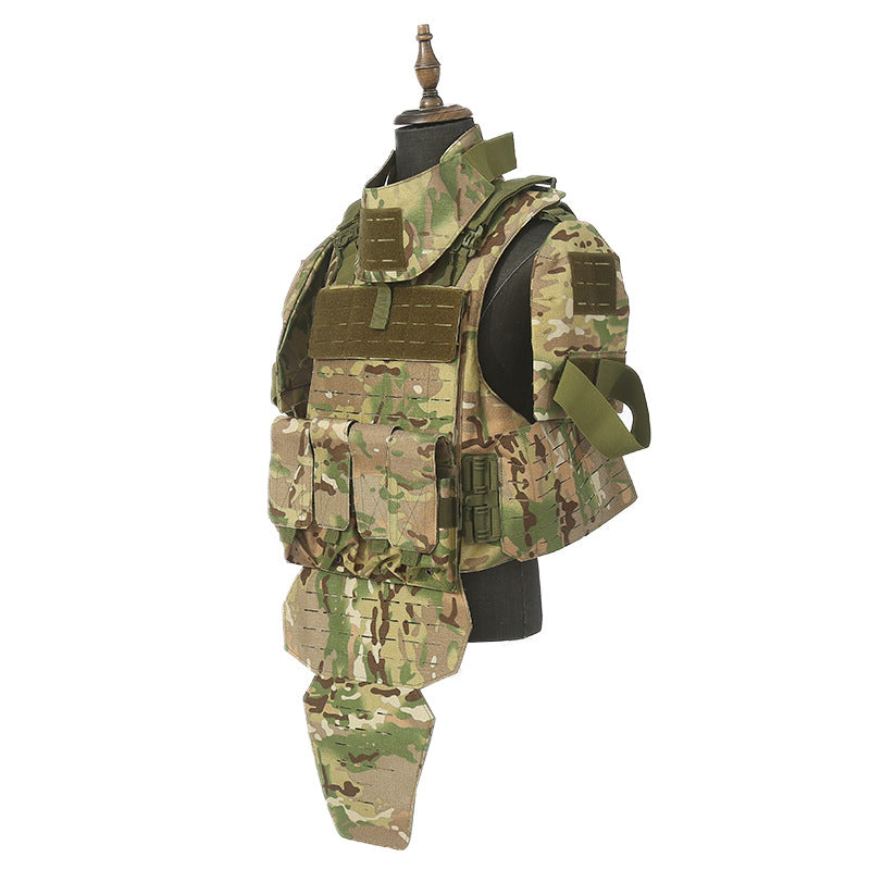 Heavy Armor Full Body Coverage Multifunctional Adjustable Protective Breathable Armor plate carrier Tactical Combat Vest