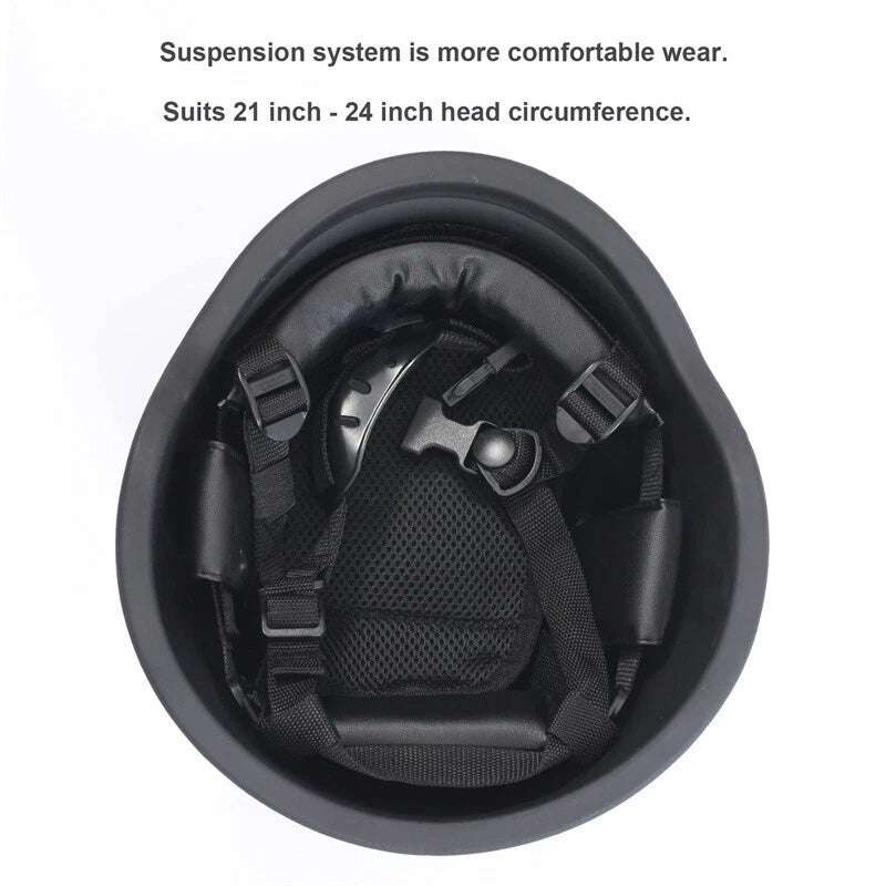 M88 Tactical Helmet Pure PE Bulletproof Helmet Level II Lightweight Helmet