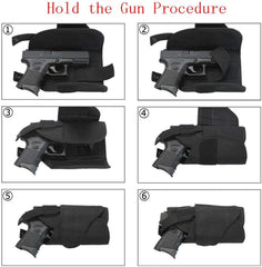 Tactical Pistol Thigh Gun Holster, Drop Leg Holster, Right Hand Adjustable