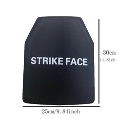 NIJ III Level 3 Bulletproof Plate Alumina+PE/SIC+PE Ballistic Tactical Vest Chest Insertion Plate independent protection Armor Panel
