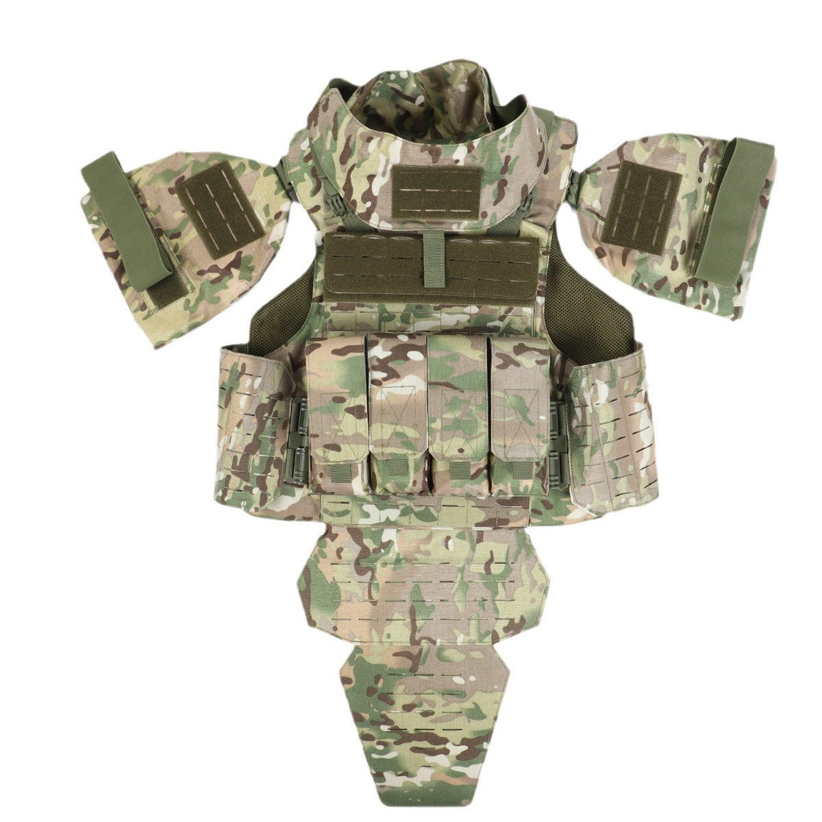 Heavy Armor Full Body Coverage Multifunctional Adjustable Protective Breathable Armor plate carrier Tactical Combat Vest