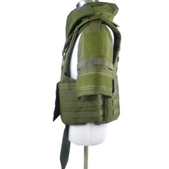 Heavy armor vest, full protection ballistic suit Built-in bulletproof chip, NIJ IIIA ballistic standard  1000D oxford cloth, non-quick release, advanced protective equipment