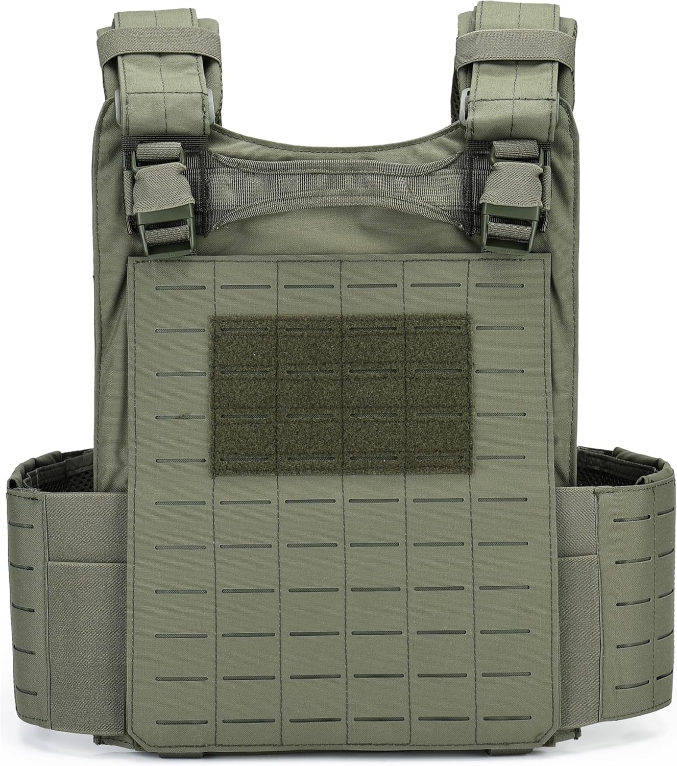 Tactical Quick Release Vest for Men, Fully Adjustable Plate Carriers Vest with Breathable 3D Mesh Liner