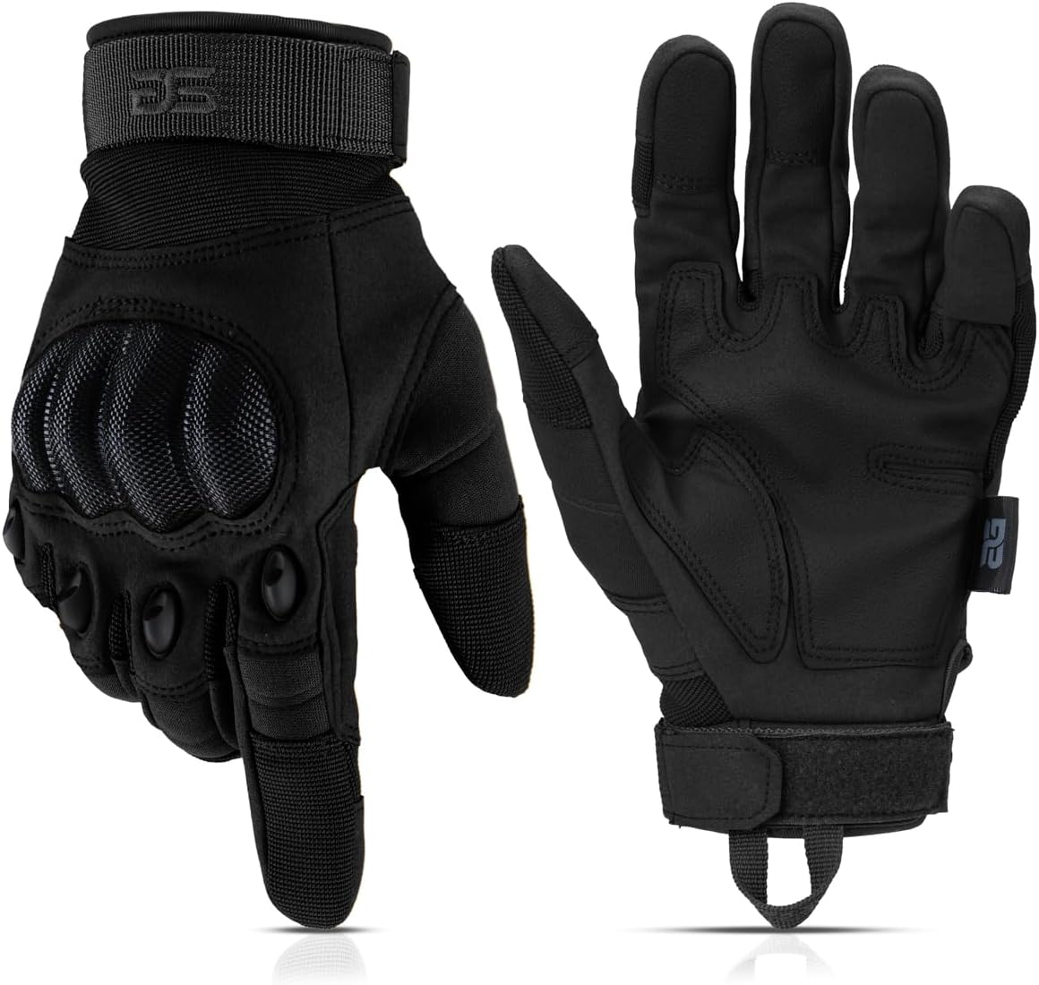 Tactical Shooting Hard Knuckle Gloves for Men and Woman with Touchscreen Fingers - Durable and Comfortable Hand-Gear for Outdoor Work Shooting and Hunting