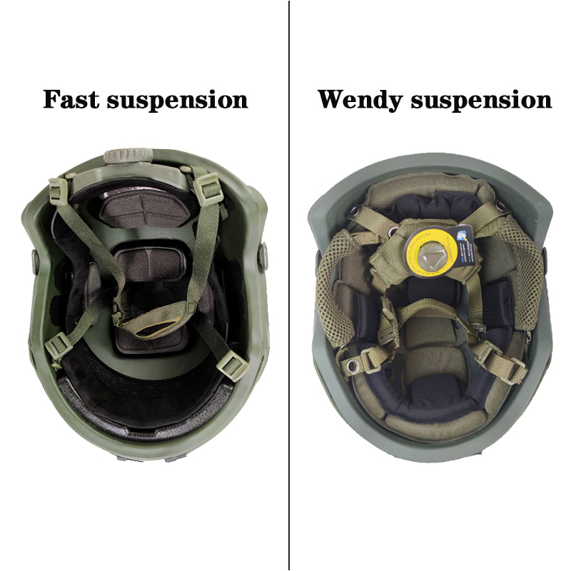 FAST Ballistic Bulletproof Helmet UHMWPE material, NIJ IIIA ballistic standard, wendy internal suspension, 3A protective equipment