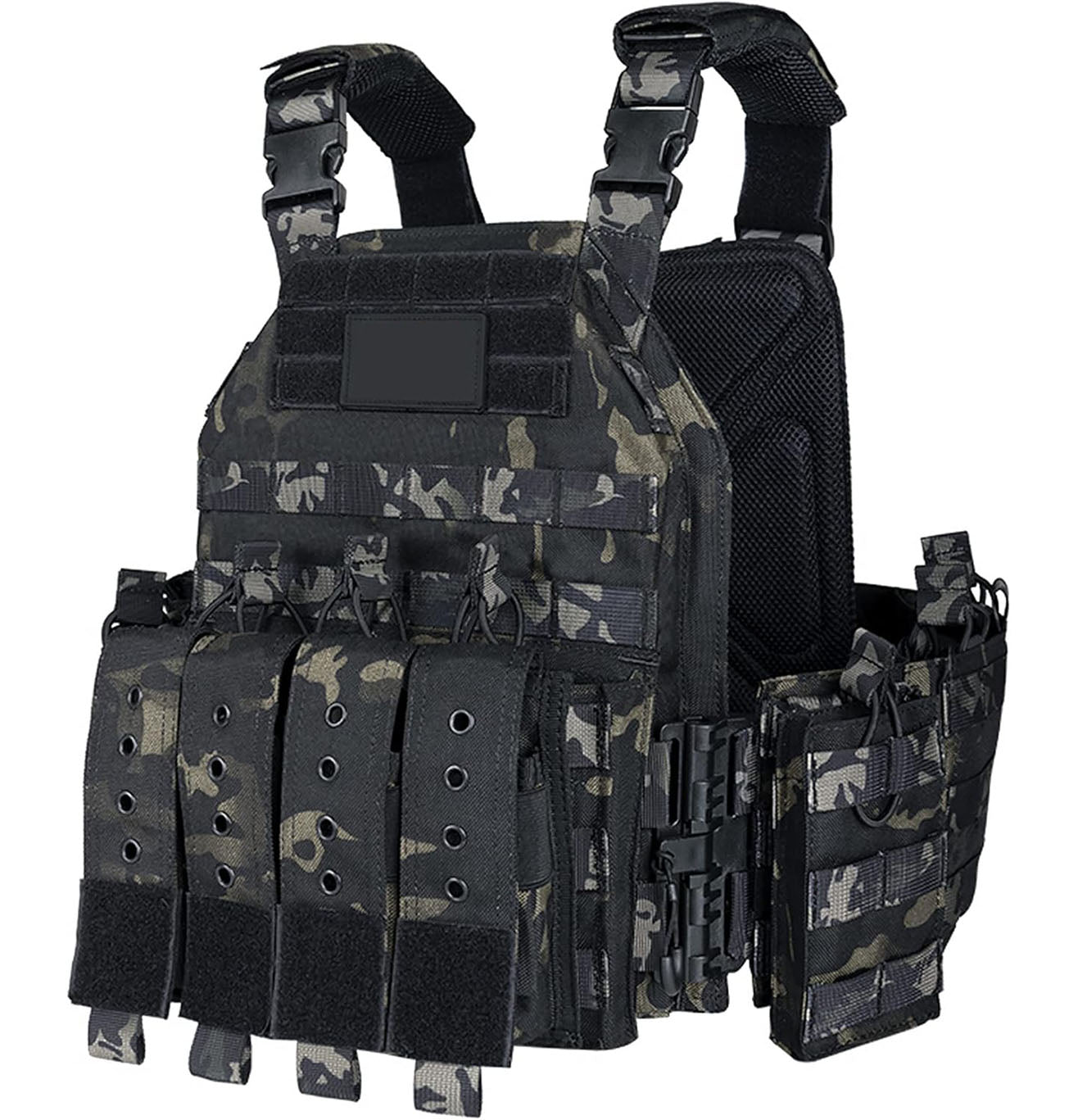 Mens Tactical Vest Adjustable Quick Release OutdoorTraining Vest