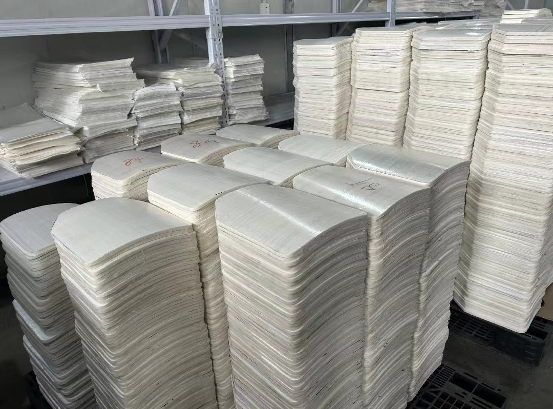 NIJ IIIA 3A UHMWPE Hard board bulletproof plate bullet-proof vest bullet-proof backpack 10x12 Stop 9mm.44