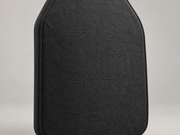 Backpack Armor Insert - Illustrative Image Illustrative backpack armor insert in a black fabric cover; exact model may vary